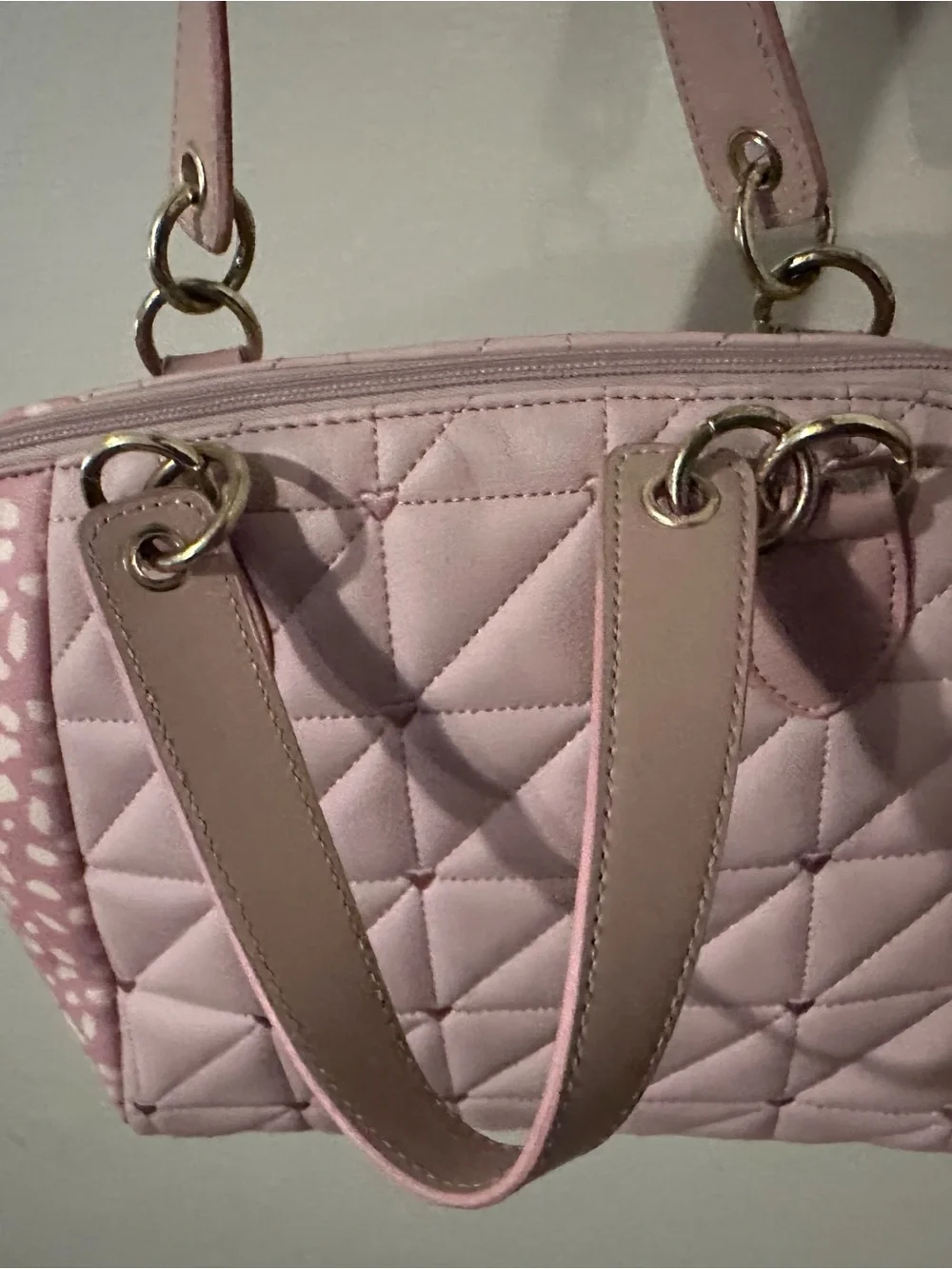 Betsey Johnson luv Johnson heart tote handbag